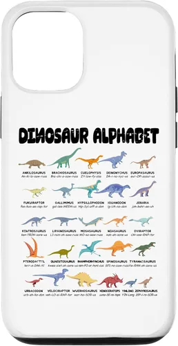 Vista 26 de iPhone 16 Alfabeto de dinosaurio - Tipos de dinosaurios - Estuche de identificación de dinosaurios