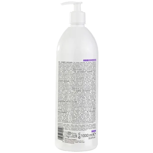 Vista 2 de Tahe Champú Anticaspa Detox con Aceites Esenciales Cítricos y Mentol Natura, 33.8 fl oz