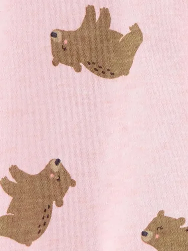 Vista 2 de Simple Joys by Carter's Paquete de 2 unidades para dormir y jugar con pies de algodón para bebé niña