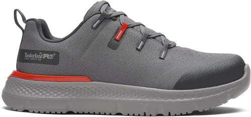 Vista 6 de Timberland PRO Intercept - Zapatos de trabajo deportivos industriales con punta de seguridad 2-Gris/Rojo