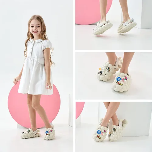 Vista 6 de Tobogán de burbujas para niños, toboganes de pelotas de golf para niños y niñas, toboganes de burbujas para niños, sandalias de nube desmontables 2