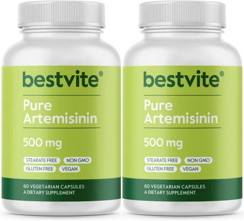 Vista 8 de BESTVITE Artemisinina 500mg por cápsula (60 cápsulas vegetales) - Extra