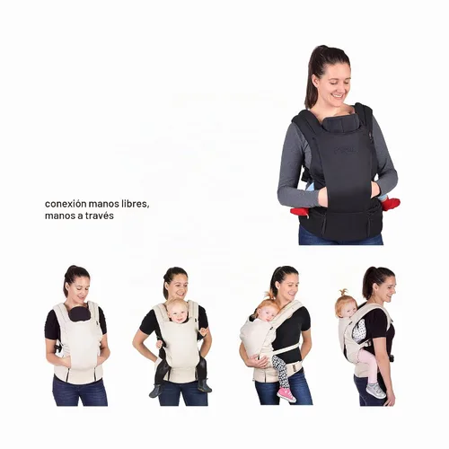 Vista 3 de Mountain Buggy Juno Carrier Bundle, Negro