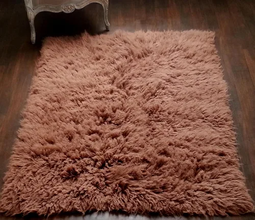 Vista 3 de Alfombras Flokati súper gruesas, colores populares, tamaño 3 x 5, pelo largo de lana de 3.5 pulgadas, felpa de 105.82 oz/m², excelente calidad