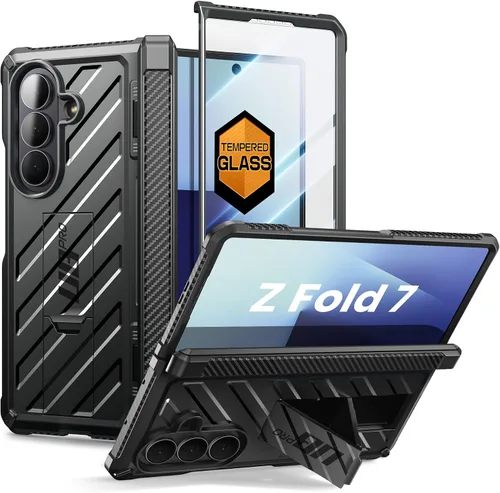 Vista 25 de SUPCASE Unicorn Beetle Pro Series - Funda para Samsung Galaxy Z Fold 3 5G (2021), carcasa resistente de doble capa de cuerpo completo con protector