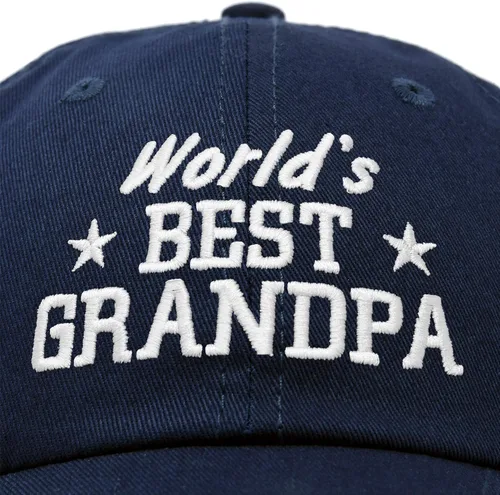 Vista 3 de DALIX Worlds - Gorra de algodón para abuelo, regalo para abuelo, diseño de Papá