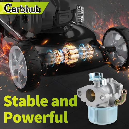 Vista 4 de Carbhub 591299 698810 Carburador Compatible con 591299 798650 698474 791991 790182 698857 698478 694174 690046 693751 Carburador para cortacésped