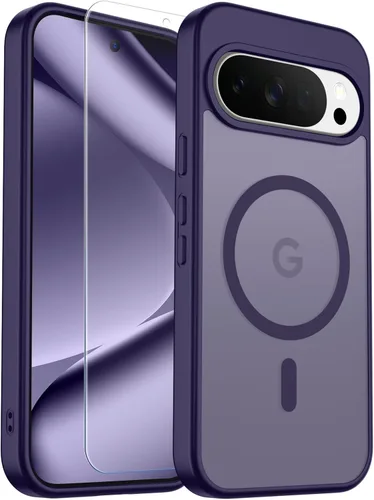 Vista 102 de SUPFINE Funda magnética para Google Pixel 10 Pro XL con protector de pantalla (imanes integrados) (protección contra caídas de grado militar)
