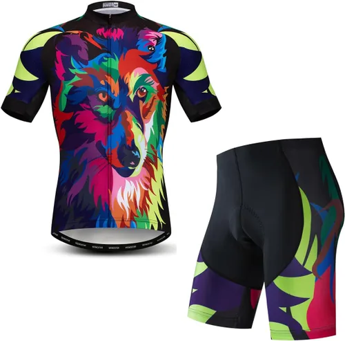 Vista 27 de Camisetas de ciclismo para hombre, camiseta de ciclismo de montaña, manga corta, transpirable, camisetas de ciclismo de secado rápido