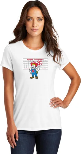 Vista 34 de CornBorn Elige tu diseño: camisetas prémium de voleibol de Nebraska para mujer