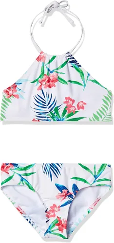 Vista 18 de Kanu Surf Mahina bikini halter de 2 piezas para niñas, traje de baño para playa mahina azul