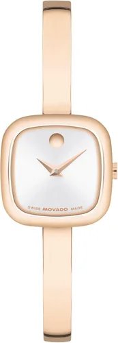 Vista 13 de Movado Women's Museum Bangle Watch – Swiss Quartz – 21 mm Case – Classic Stainless Steel Bracelet – Gift for Her