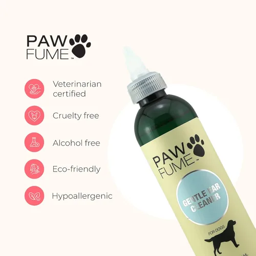 Vista 7 de PAWFUME Premium Grooming Dog Spray (lavanda) + limpiador de oídos para perros