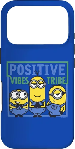 Vista 30 de Minions Carcasa Positive Vibes para iPhone 17