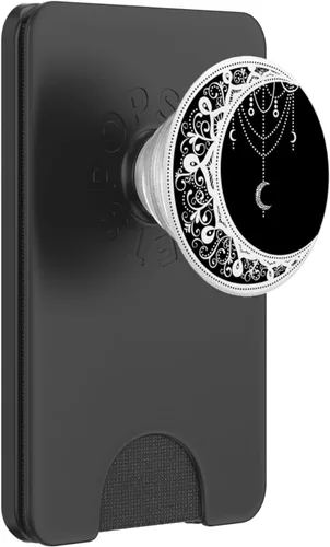 Vista 7 de Astrología Pagan Wicca Regalo de bruja atrapasueños cristales Moon PopSockets PopGrip: agarre intercambiable para teléfonos y tabletas