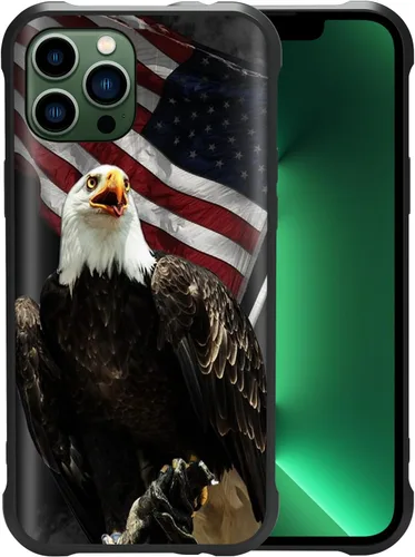 Vista 19 de Funda para iPhone 11 Pro, Funda con Bandera Americana para iPhone 11 Pro Diseño para Hombres Niños [Anti-Rayones] Antideslizante+A Prueba de Golpes