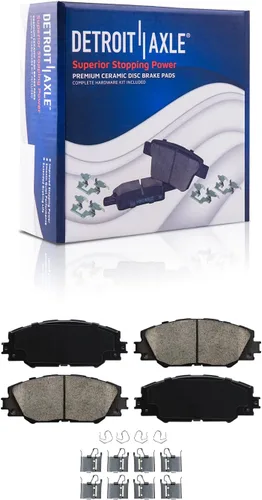 Vista 101 de Detroit Axle - Pastillas de Freno Delantero Izquierdo Reemplazo de Pinza de Disco para Ford Fusion Mazda 6 Lincoln MKZ Mercury Milan 2006-2012