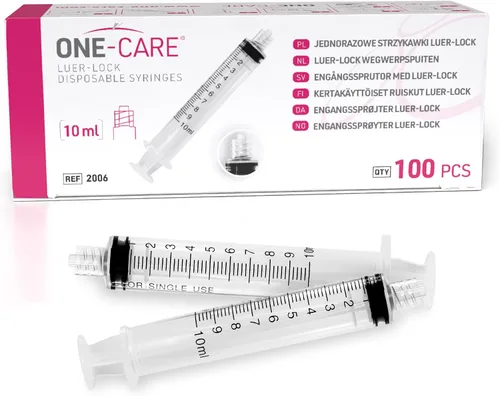 Vista 14 de ONE-CARE Jeringa Luer-Lock, 0.03 fl oz, 100 unidades, envasada en ampolla