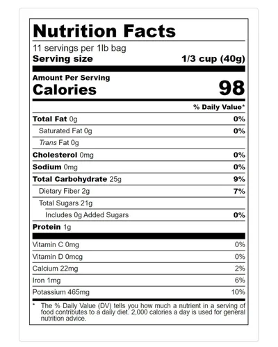 Vista 5 de California Tangy Apricot, 1Lb
