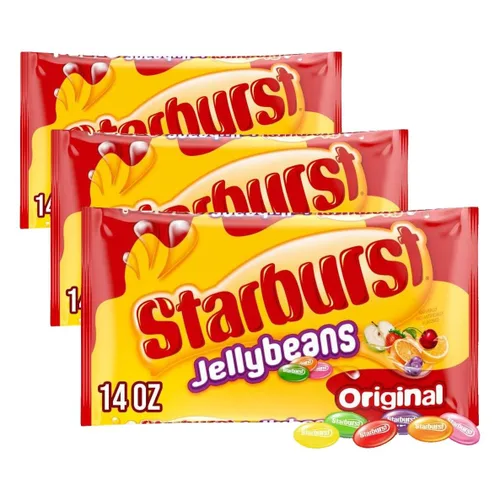 Vista 11 de STARBURST Caramelos de gomita originales de Jelly Beans, bolsa de 14 onzas