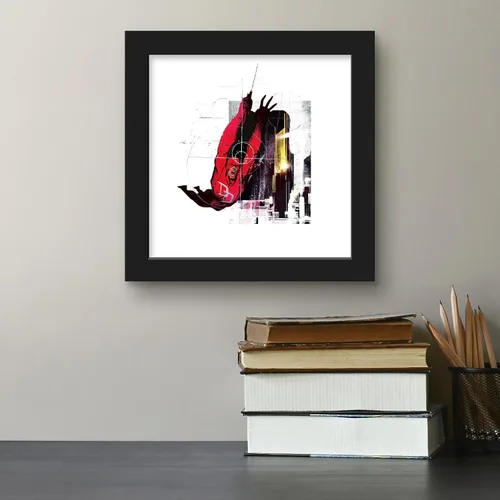 Vista 4 de Trends International Gallery Pops Marvel Comics Daredevil - Póster de pared gráfico de guardián, 12.00 x 12.00 pulgadas, versión de marco negro