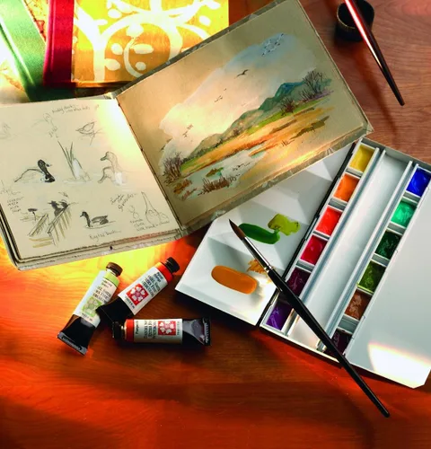 Vista 2 de DANIEL SMITH Pintura acuarela extrafina, barra de 12 ml, Amarillo vanadato de bismuto, 284670043
