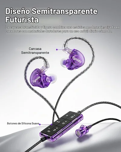 Vista 9 de Sound Card Karaoke Headset with Mic, in-Ear Monitor Livestreaming Headphone