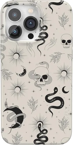 Vista 10 de Casely Funda para iPhone 14 Pro Max All Boo'd Up Fantasma púrpura Compatible con MagSafe Diseño clásico ultrafino
