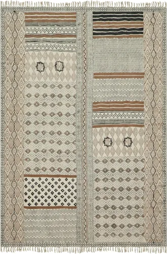 Vista 16 de Kilim Dhurrie - Alfombra de algodón de 2 x 3 pulgadas, diseño geométrico de 0.19 pulgadas, fácil de lavar a mano, lavable a mano, alfombra
