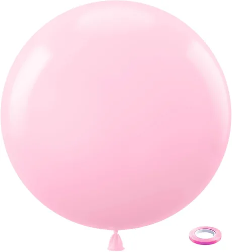 Vista 109 de Bezente Paquete de 150 globos de látex mate color burdeos de 5 pulgadas rojo (07-Red-G42)