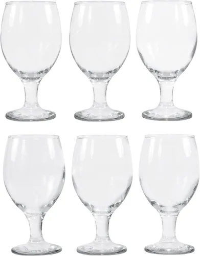 Vista 7 de Red Co. Belluno Classic - Vasos transparentes para agua, jugo, licor, copas de vino, juego de 6 (13.5 onzas)
