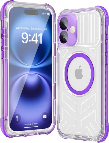 Vista 23 de WIFORT Funda impermeable para iPhone 15, [IP68 bajo el agua a prueba de polvo] [pantalla integrada] [15 pies a prueba de golpes militar], cubierta
