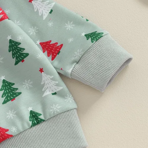 Vista 6 de Covvoliy Conjunto de sudadera de calabaza para bebé y niño pequeño, sudadera con pantalones y pantalones para recién nacidos, ropa de otoño