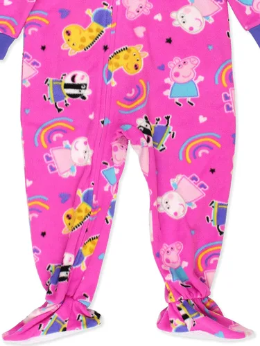 Vista 4 de Peppa Pig Pijama para dormir con pies para niños pequeños