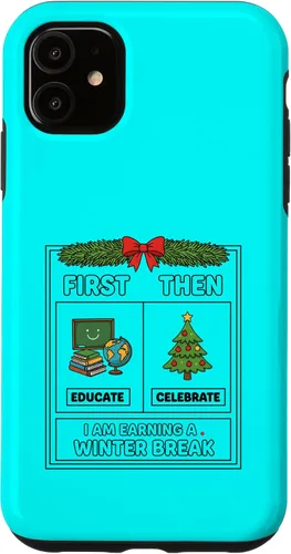 Vista 8 de Literary Teacher First Then Educate Celebrate I Am Earning Case for iPhone 17