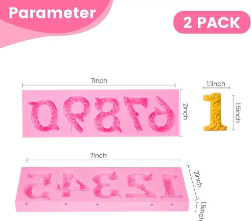 Vista 31 de YunKo Mini arcos de silicona Fondant Moldes Chocolate Candy Cake Pop Craft Molde Bowknot