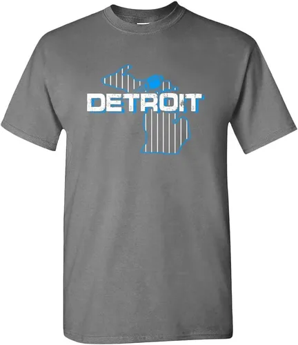 Vista 28 de Xtreme Apparrel Camiseta para hombre Team Field Map para aficionados al fútbol Dallas - Camisa azul marino