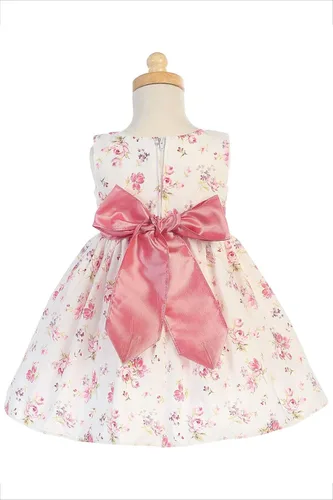 Vista 3 de Lito - Vestidos de Pascua para niña primavera verano niña 100 algodón