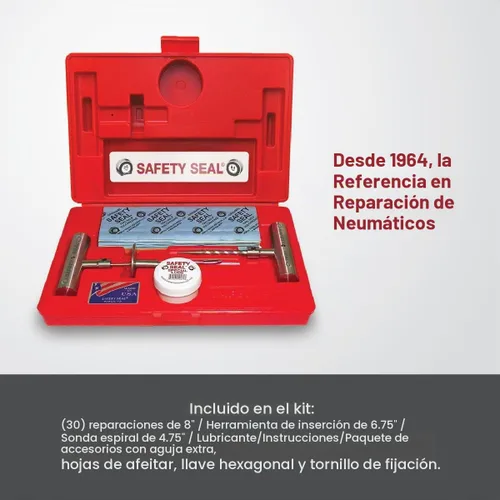 Vista 2 de Kit de reparación de neumáticos para camiones Deluxe Safety Seal, reparaciones de 30-8" (20CM)