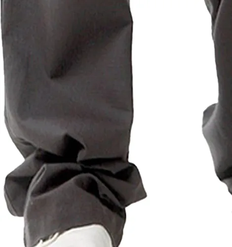 Vista 3 de JEShifangjiusu Pantalones de algodón y lino con cordón para hombre, cintura elástica, pantalones de yoga, pantalones de yoga holgados, pantalones