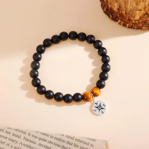 Vista 4 de 2024 Graduation Gifts for Her Him Natural Stone Bracelet Class of 2024 High School College Graduation Gift for Women Men