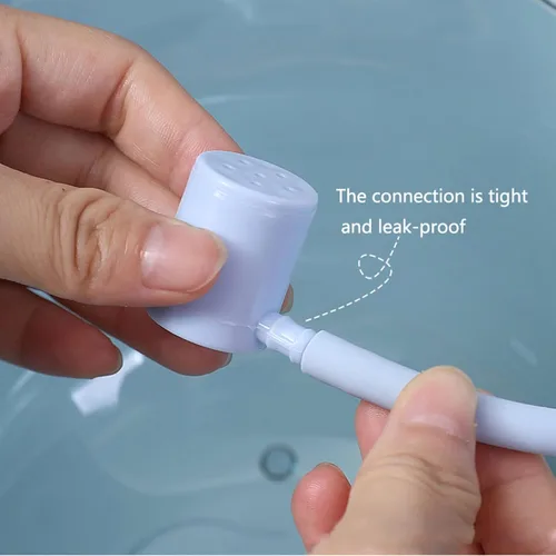 Vista 5 de Sitz Bath Flusher Bidet Flusher Hand Sprayer Adecuado para lavabo, bañera, mujeres embarazadas, hemorroides posparto