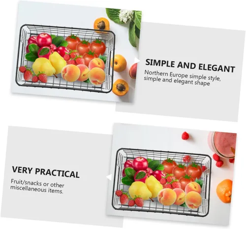 Vista 8 de Luxshiny Cesta de frutas de cocina con gradas Cesta de almacenamiento de verduras de frutas que cuelga para la cocina