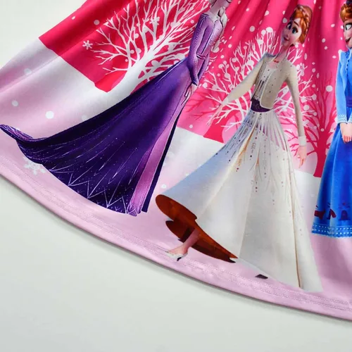 Vista 7 de AOVCLKID Vestido de princesa para niñas, disfraz de cosplay de Halloween