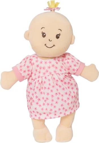 Vista 7 de Manhattan Toy Wee Baby Stella Peach - Muñeca suave de bebé de 12
