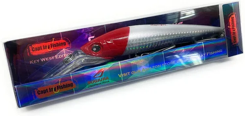 Vista 6 de Señuelos de pesca de buceo profundo Swimbait Sinking Minnow Señuelo de pesca de agua salada Señuelo de arrastre Verde (Green Mackerel)