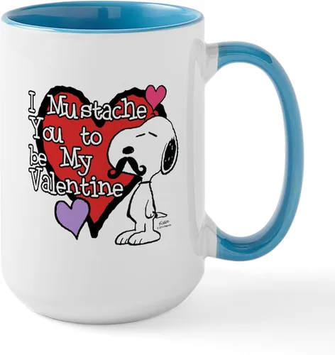 Vista 79 de CafePress SNOOPY Joe Cool - Taza de café de cerámica (15.0 fl oz)