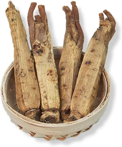 Vista 2 de Ginseng coreano rojo de 15 años de raíz seca de ginseng rojo coreano, raíz de ginseng coreano, sin azúcar, barra de ginseng coreano (0.55 libras)