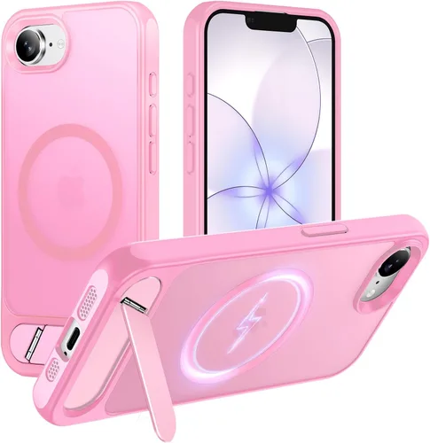 Vista 66 de Hualele - Funda magnética para Samsung Galaxy S24 Plus/S25 Plus con soporte de metal, [compatible con MagSafe]