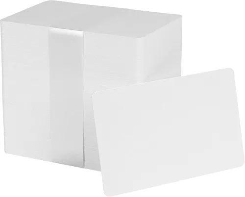 Vista 24 de Paquete de 100 tarjetas de PVC CR80 blancas 20 mil por easyIDea